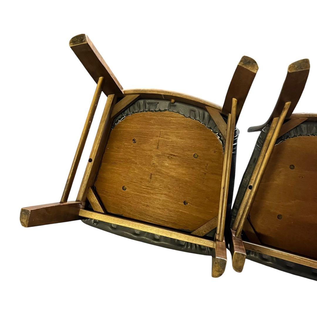 【送料無料】カリモク ダイニングチェア 2脚セット 木製モダン 北欧