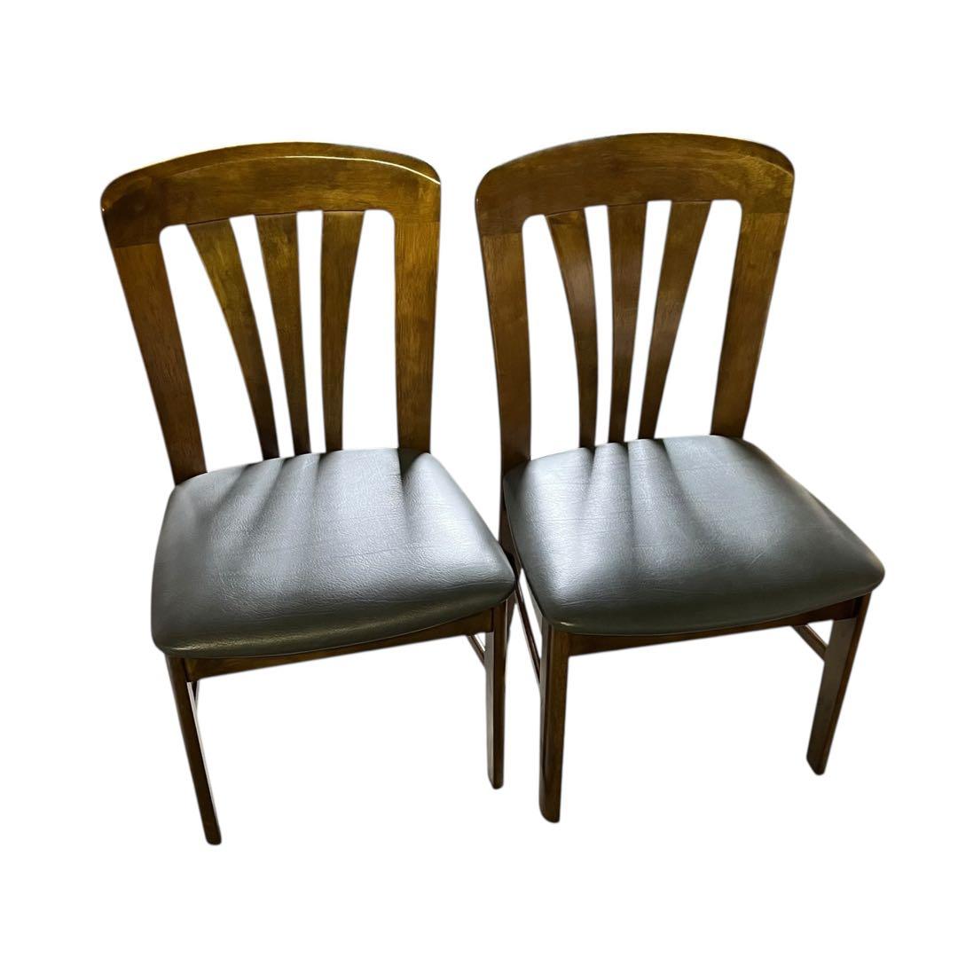 【送料無料】カリモク ダイニングチェア 2脚セット 木製モダン 北欧