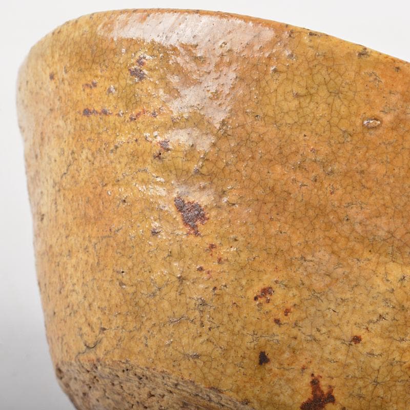 茶道具　伊羅保茶碗　銘「大黒」　仕覆付　 裏千家十一代玄々斎極め箱　MR6965