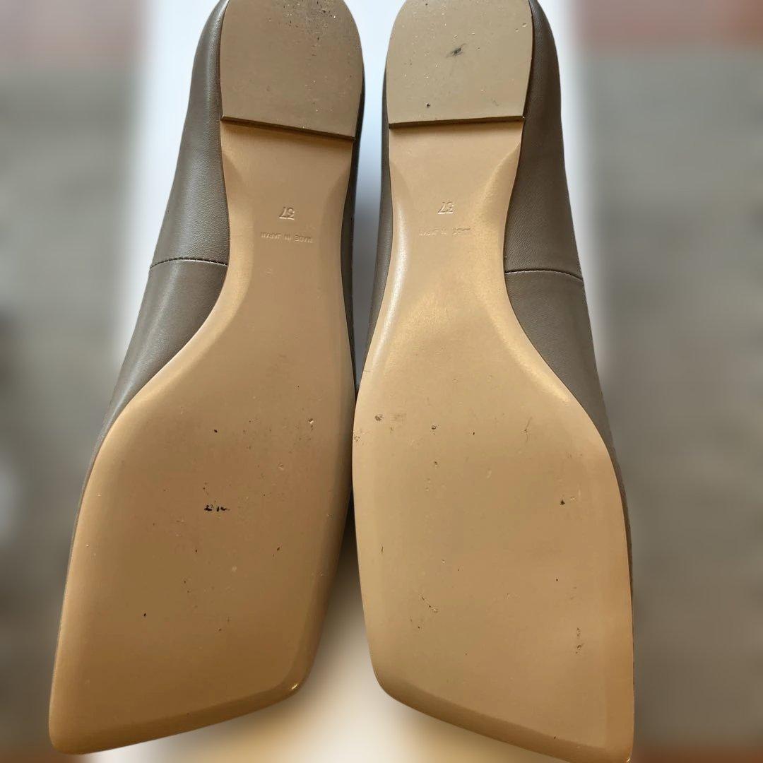 【ほぼ新品】PIPPICHIC24センチフラットシューズ