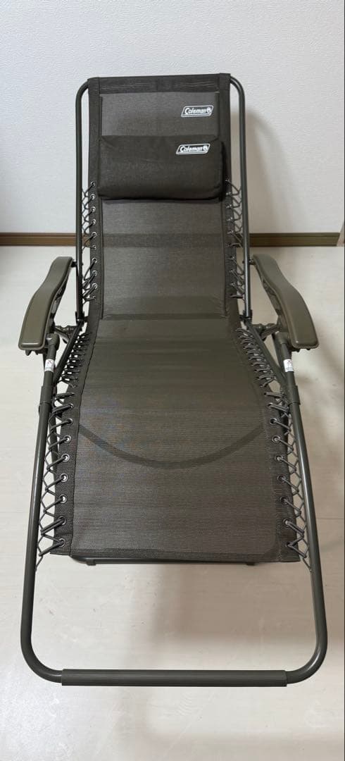 Coleman リクライニングチェア ダークグレー