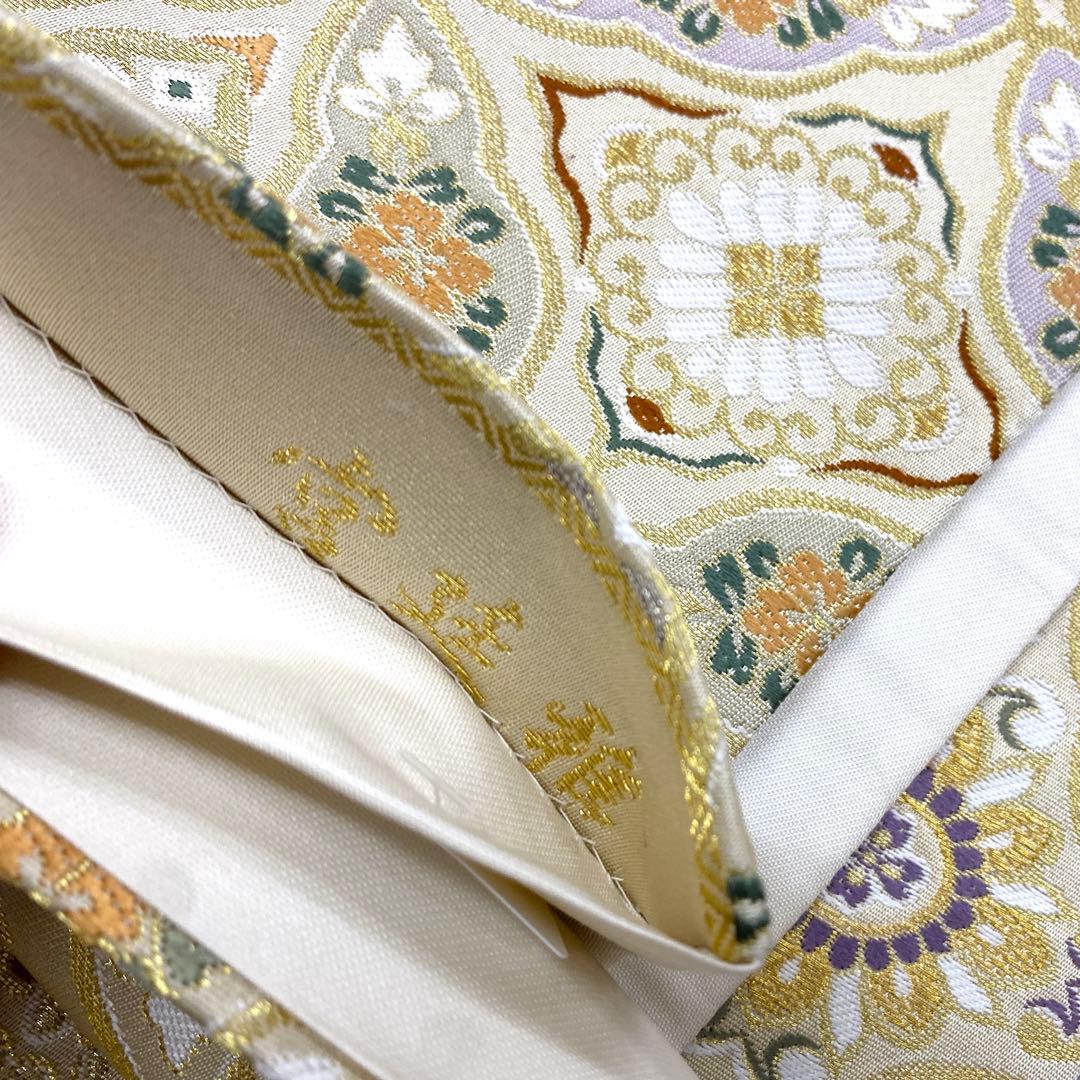 ⭐︎O0961 美品 逸品 上品 七宝 紋様 正絹 袋帯