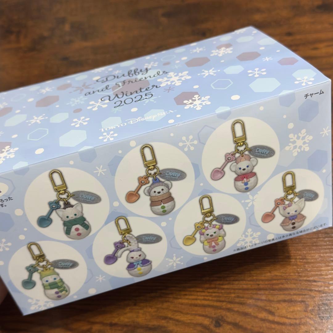 【新品未開封】ダッフィー&フレンズ 雪だるま チャーム コンプセット