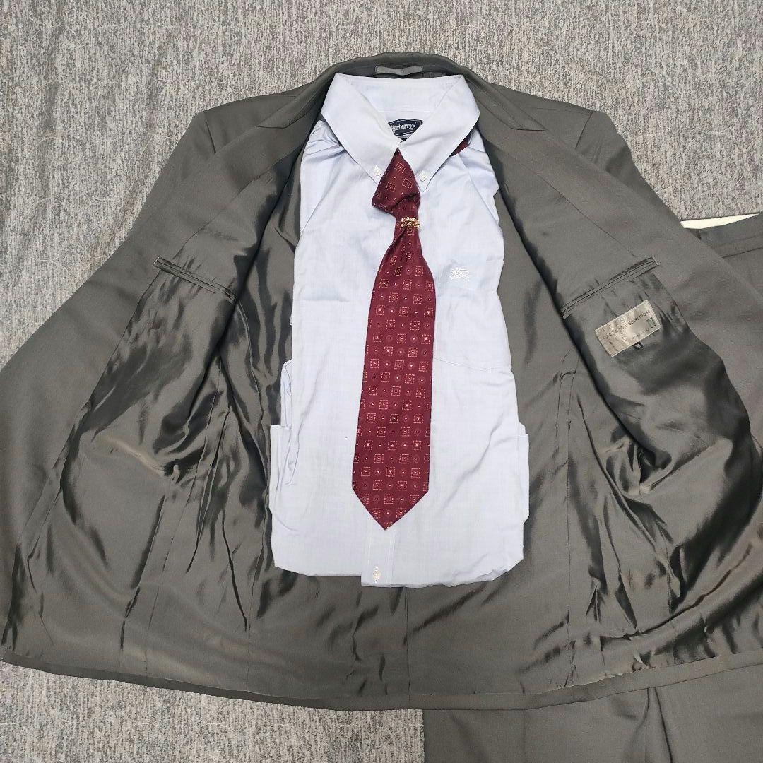 vintage スーツ ダブル セットアップ 5点セット ボックスシルエット