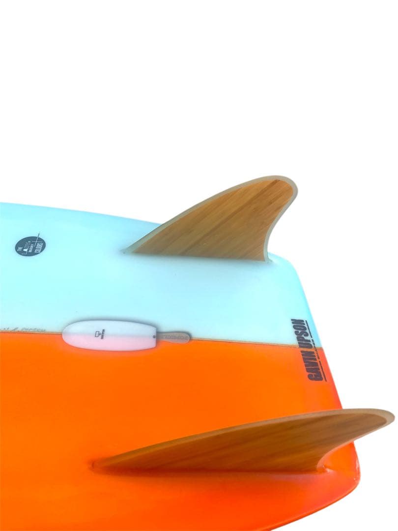 GAVIN UPSON ショートボード オレンジ/青　　ミニシモンズ