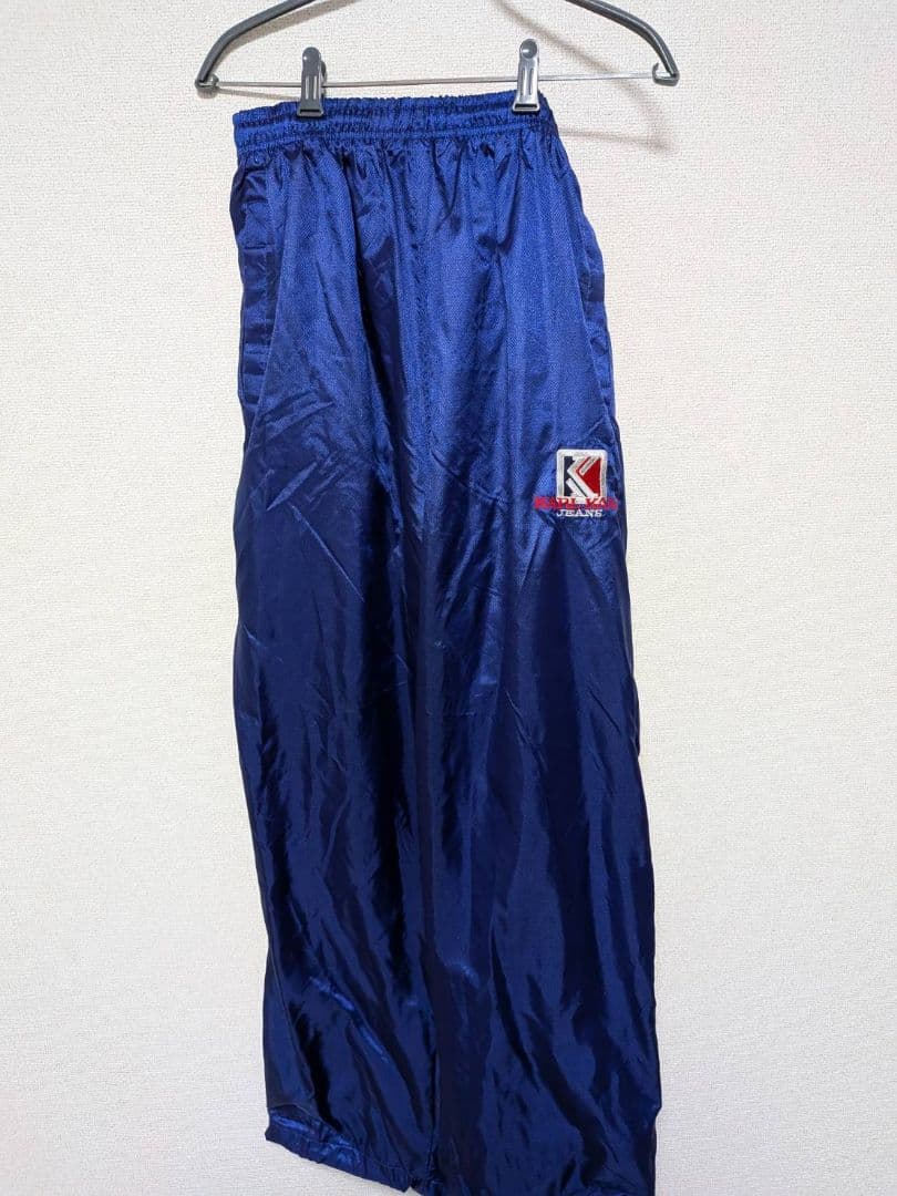 KARLKANI　KANIJEANS　カールカナイ　ナイロン　セットアップブルー