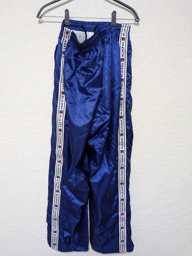 KARLKANI　KANIJEANS　カールカナイ　ナイロン　セットアップブルー