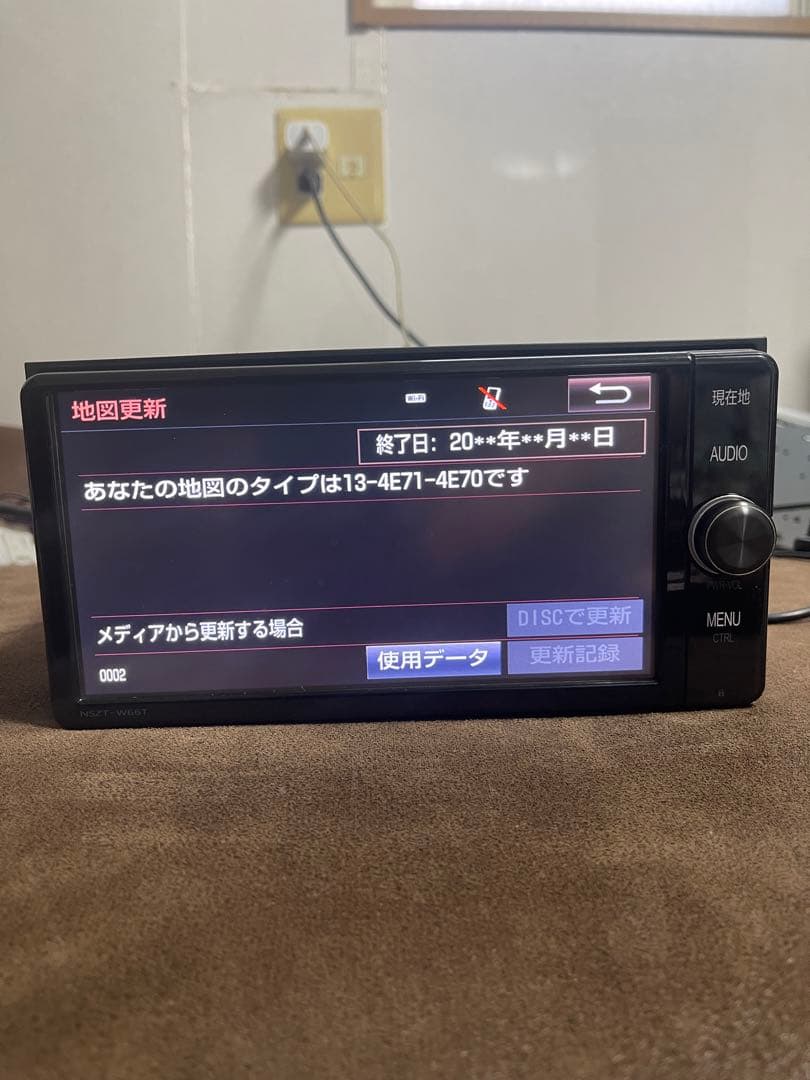 NSZT-W66Tトヨタ純正 2020年の地図データ付き