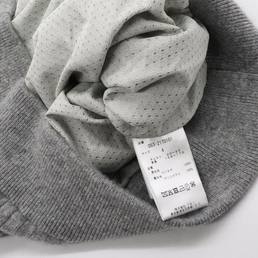 PEARLYGATES　パーリーゲイツ　メッシュ裏地　カシミヤ100％　セーター