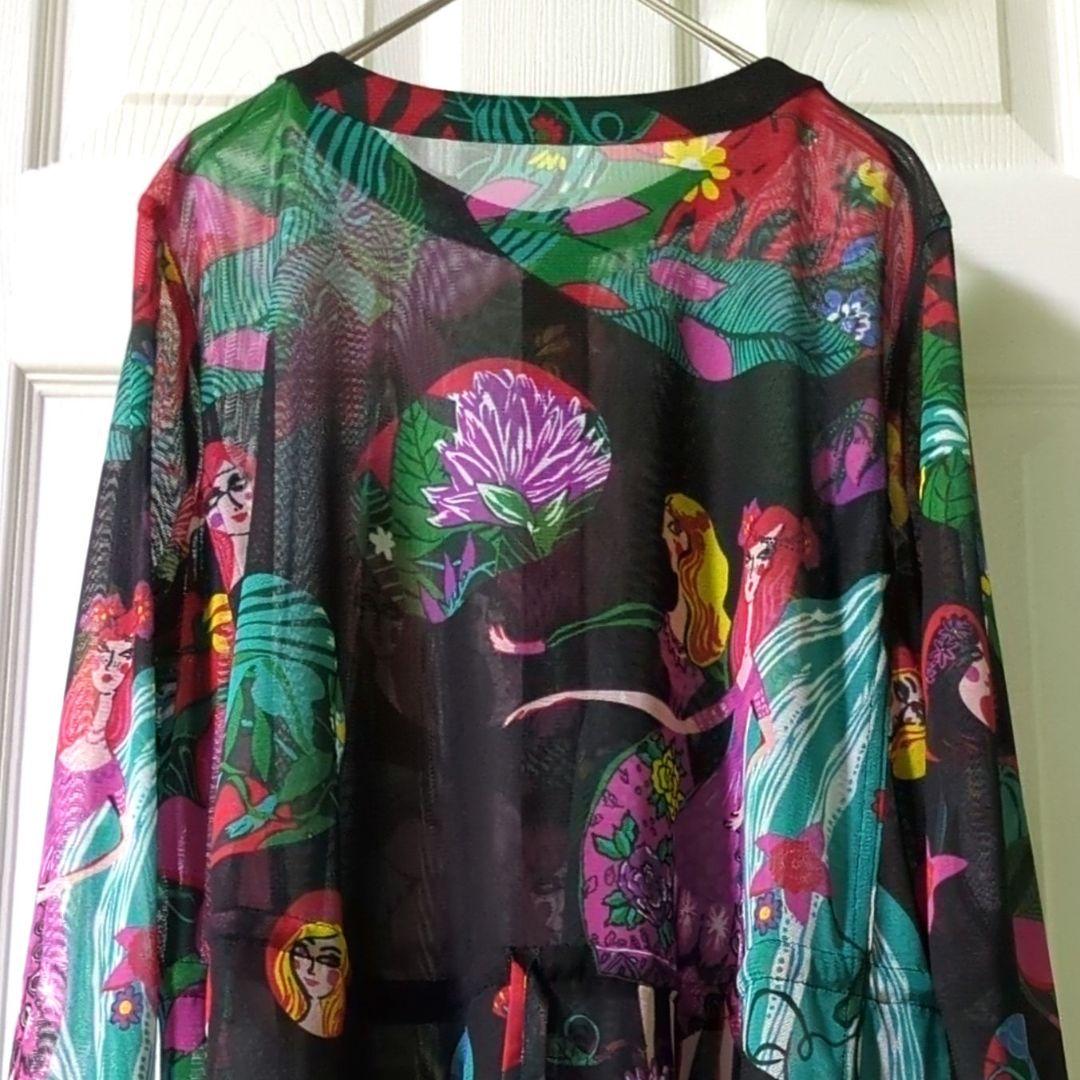 TOKUKO 1er VOL　前開き チュニック　羽織物　民族衣装　女性　お花