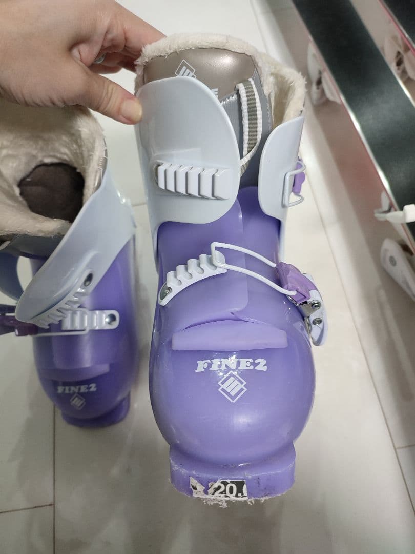 HEAD ジュニアスキー板 117cm FINE2 ブーツ20.0cm セット