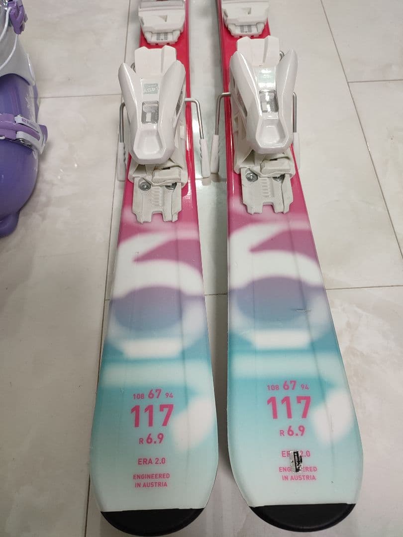 HEAD ジュニアスキー板 117cm FINE2 ブーツ20.0cm セット