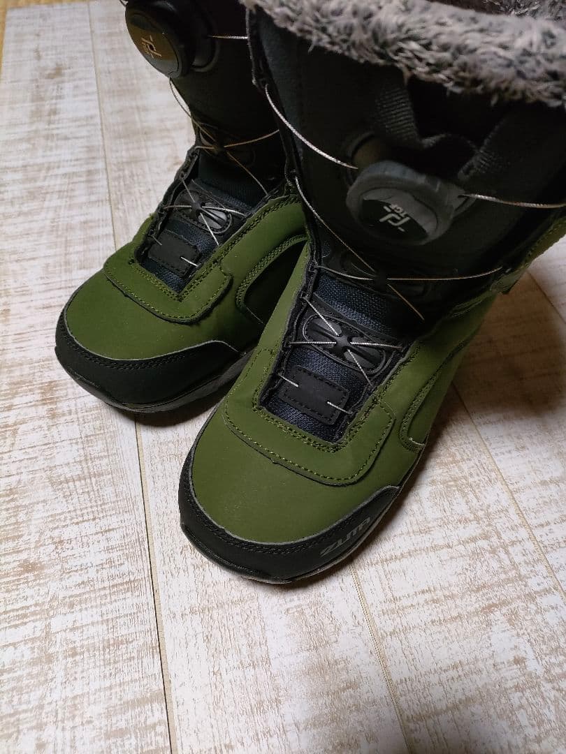 R　ZUMA オリーブグリーン スノーボードブーツ 24cm-25cm