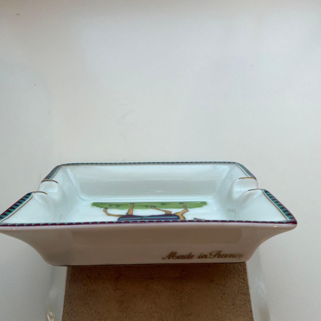 SG男　エルメス　ミニ　灰皿　アッシュトレイ　2点セット　ホース　馬柄