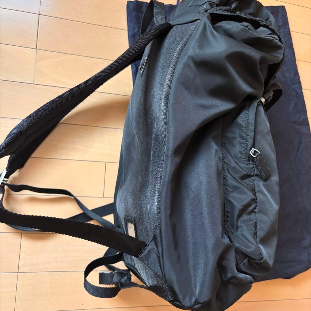 プラダ V136 バックパック リュック バッグ ブラック メンズ トラベル