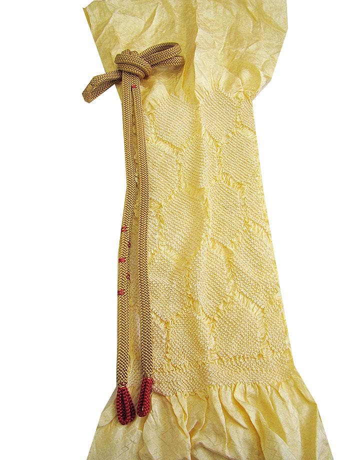 縞大島紬＆紬なごや帯・帯揚げ・帯〆セット（正絹）仕立上りTT1300ジーラ