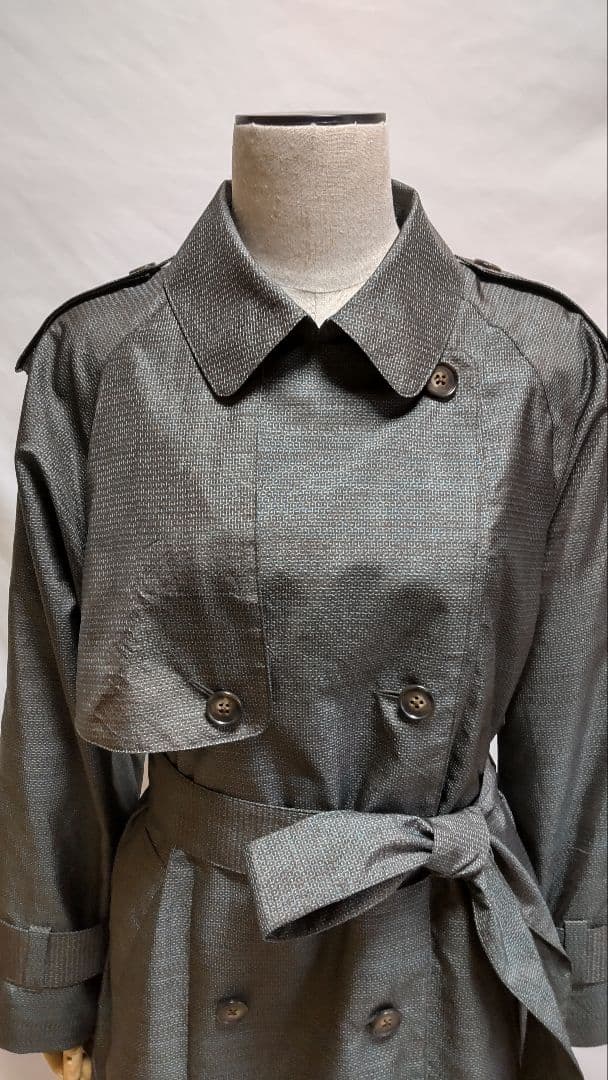 専用です❤本場奄美大島紬亀甲紋　トレンチコートと竺仙ゆかた地ワンピース