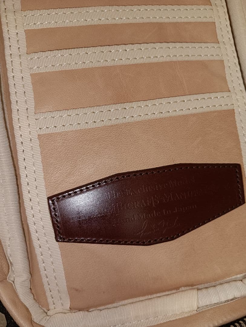 良品!ジ・ウォームスクラフツ マニュファクチャー馬革ホースハイド バッグ