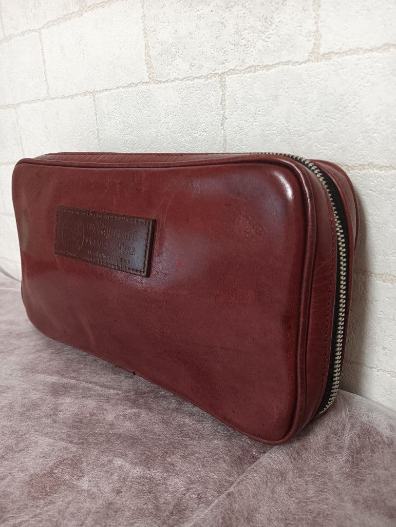 良品!ジ・ウォームスクラフツ マニュファクチャー馬革ホースハイド バッグ