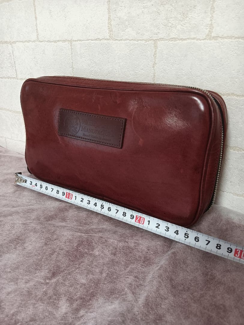 良品!ジ・ウォームスクラフツ マニュファクチャー馬革ホースハイド バッグ