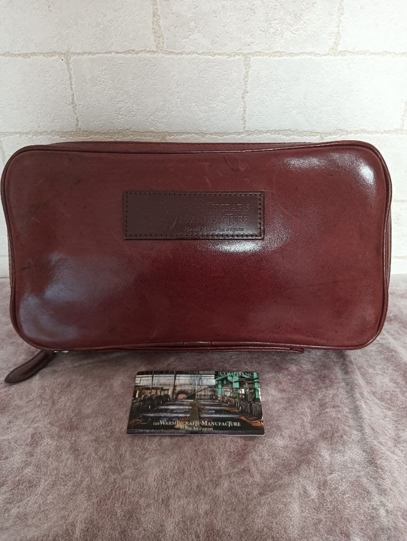 良品!ジ・ウォームスクラフツ マニュファクチャー馬革ホースハイド バッグ