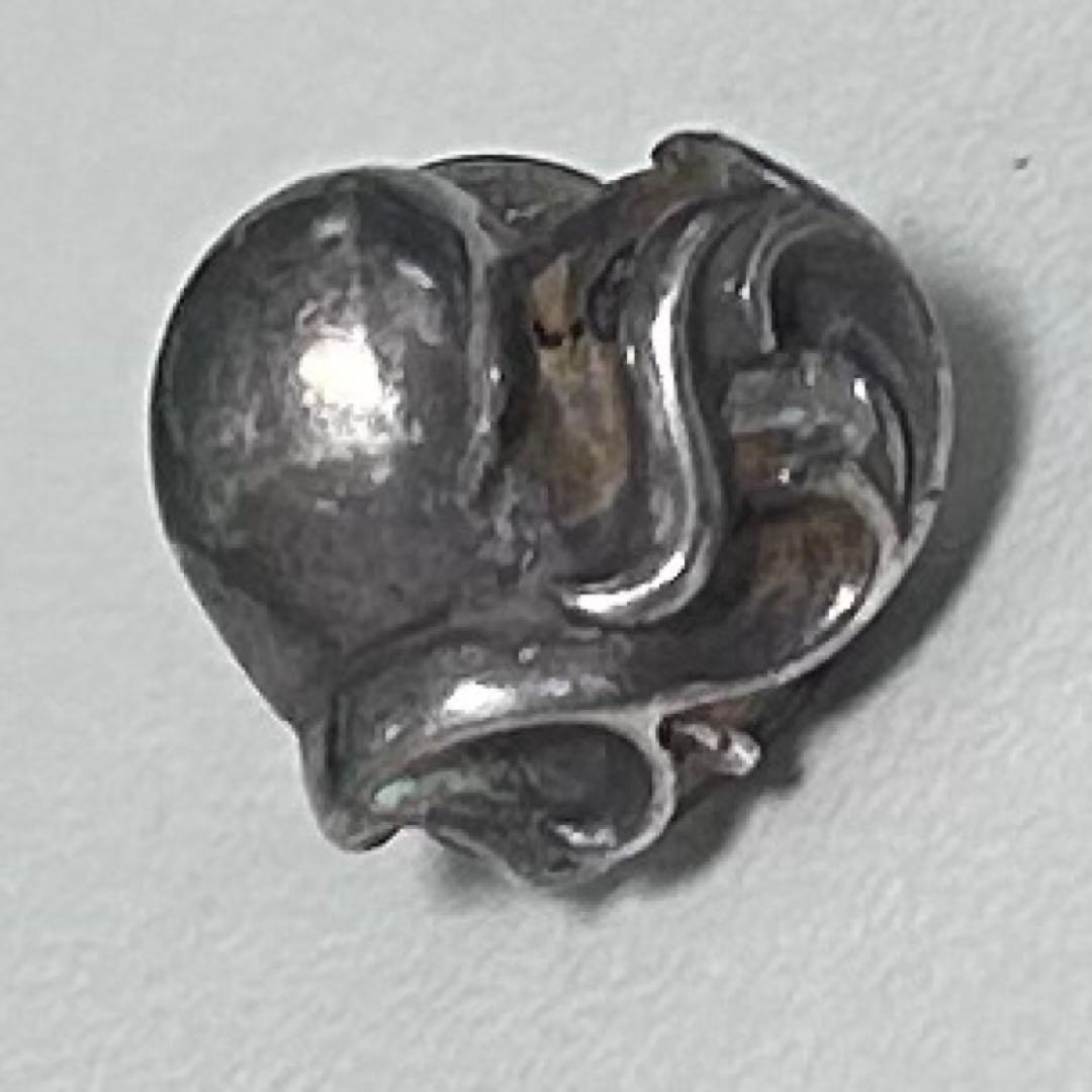 Chrome Heart クロムハーツ SV925 K14 ハートスタッドピアス