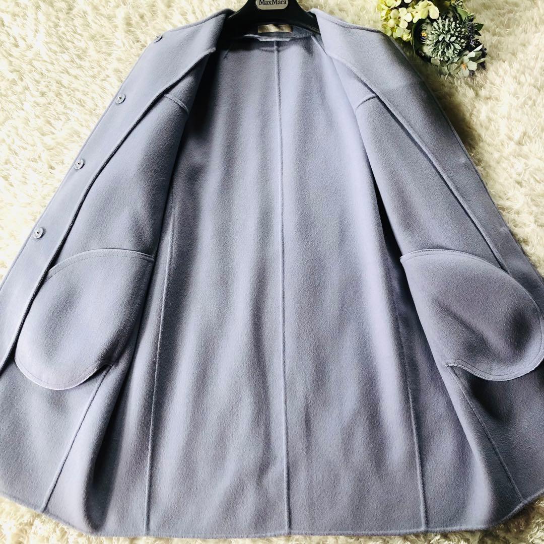 希少色✨美品 マックスマーラ クチートアマーノコート アンゴラ ラベンダー 38