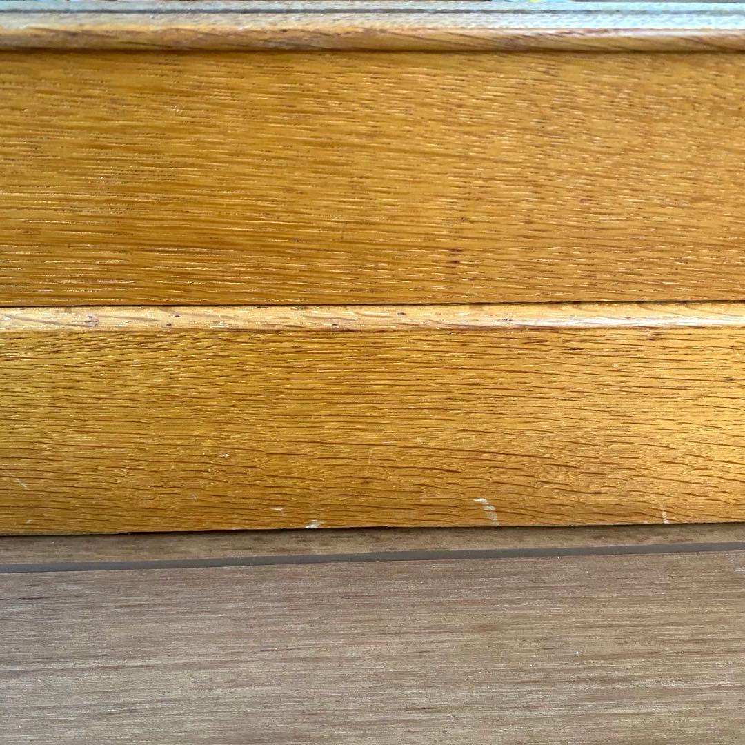 ミラー付き木製ワードローブ収納 クローゼット 洋服箪笥 ハンガーラック 洋服収納