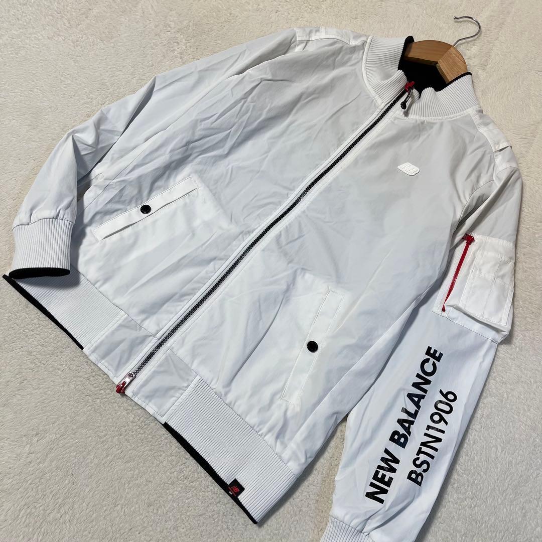 newbalancegolfリバーシブルジップアップジャケット　☆美品☆