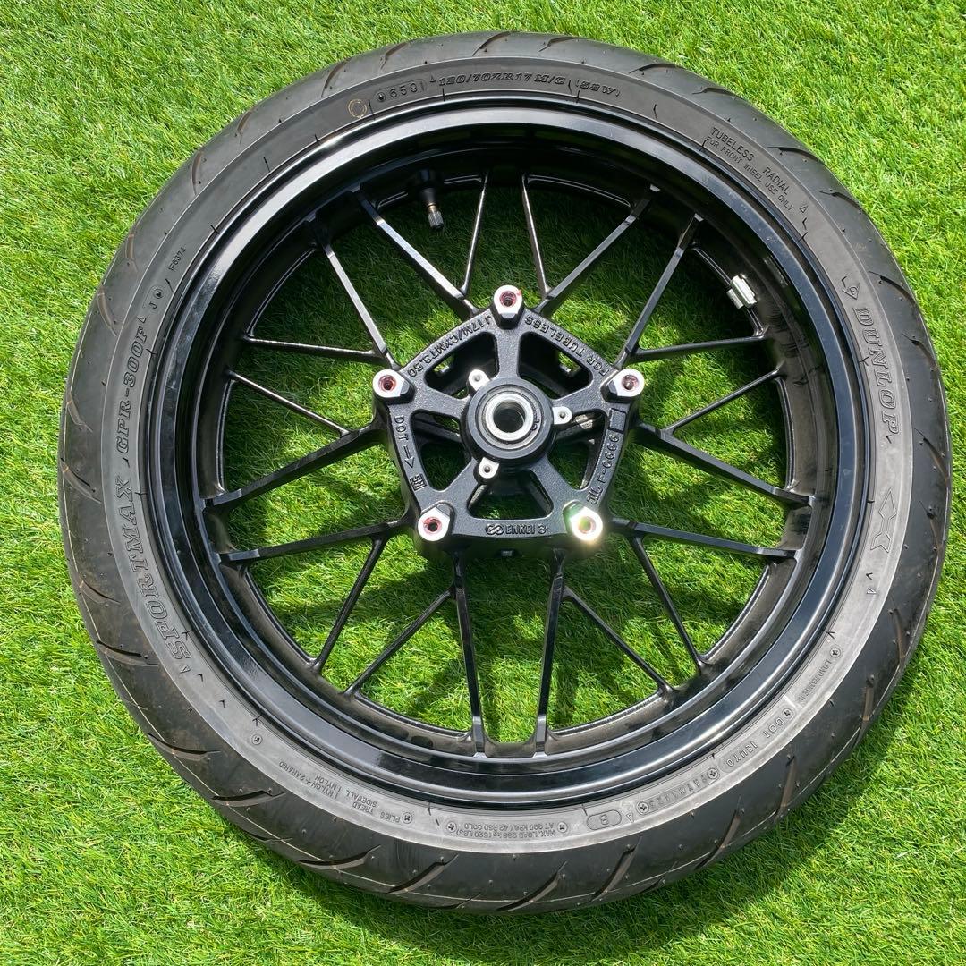 みーちゃんパパさま専用　Z900RS 純正タイヤホイール　ブラック　前後セット