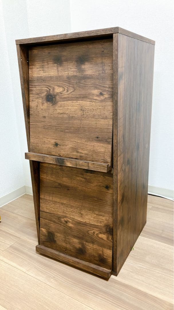 【こうめおじりん】レコードディスプレイキャビネット