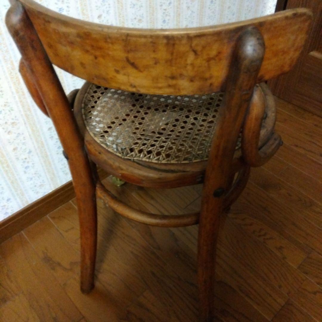 秋田木工製　古い椅子　　ヴィンテージ　曲木　古家具