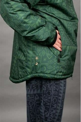 【新品未使用】ルースイソンブラ 中綿 昇華 ピステ ジャケット 緑 L パーカー