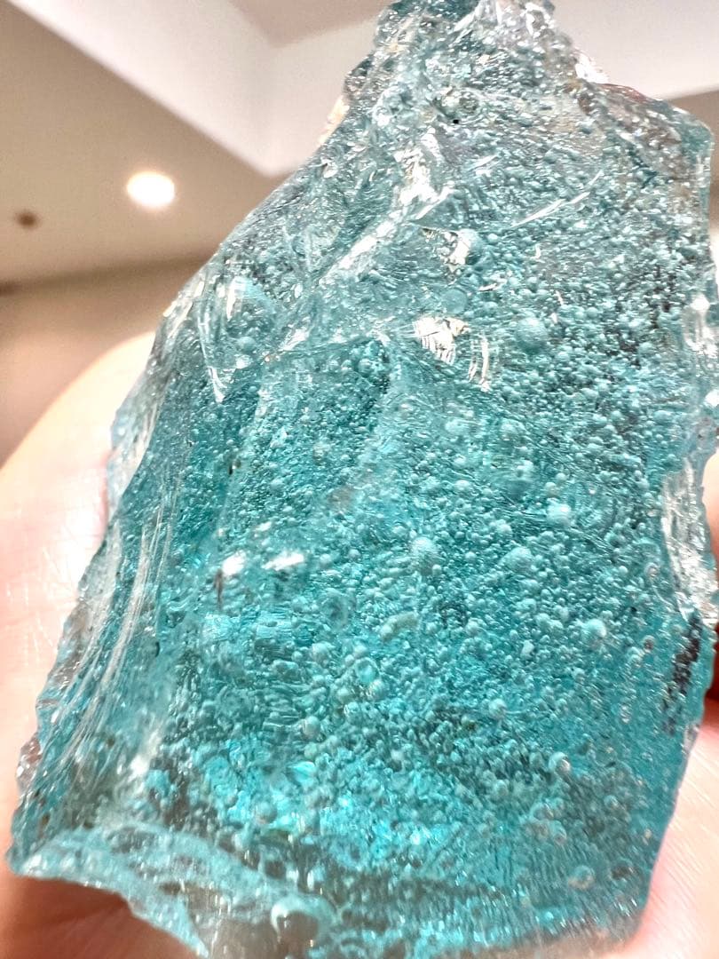 超希少美✨本物シエラネバダ産 アンダラクリスタル ✨海のアクアブルーシーフォーム