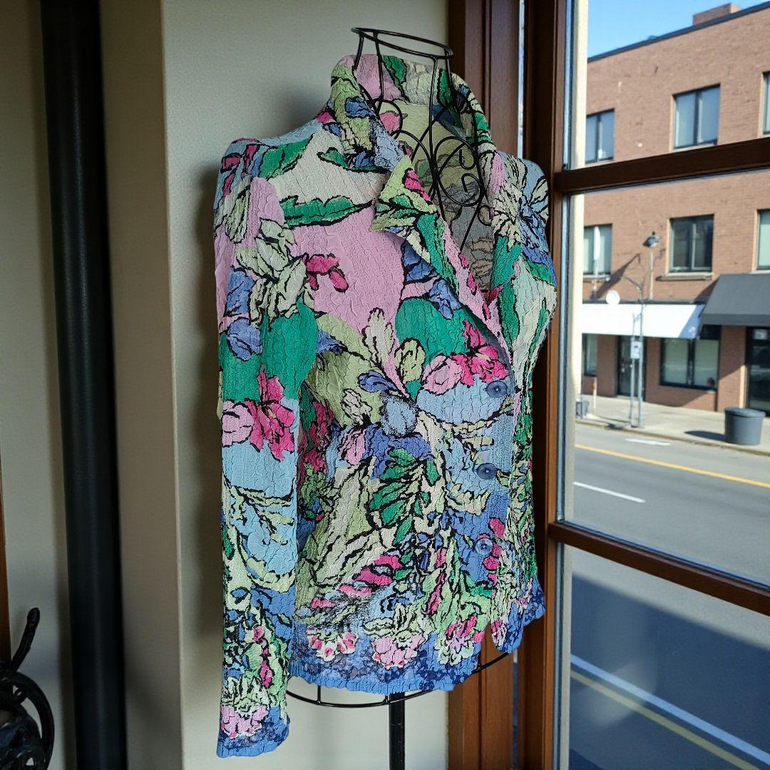 YUKI TORII インターナショナル Gプリーツ ジャケット マルチカラー