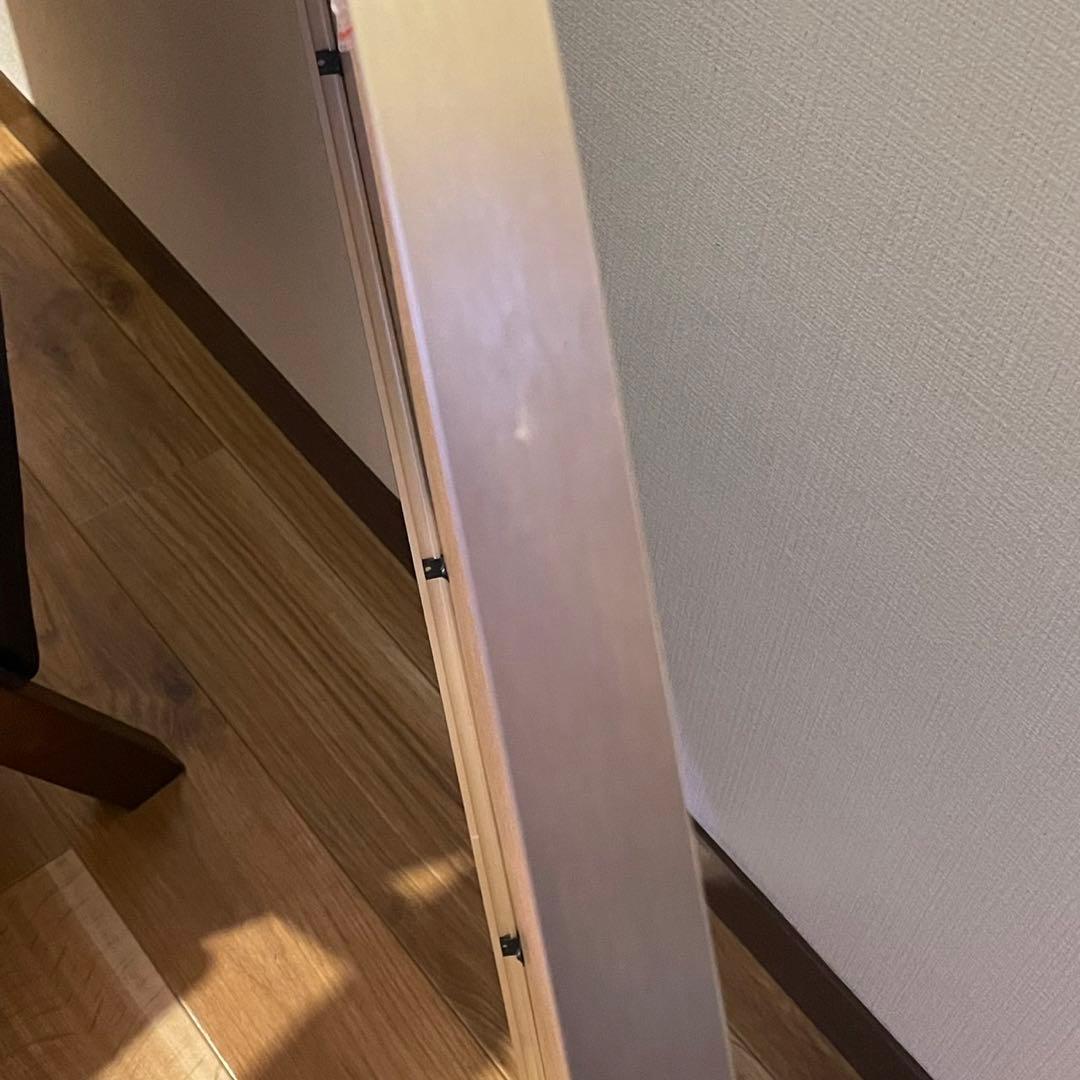 【インテリア】⁂アーチ型壁掛けミラー⁂淡いゴールドカラー⁂幅50cm高さ75cm