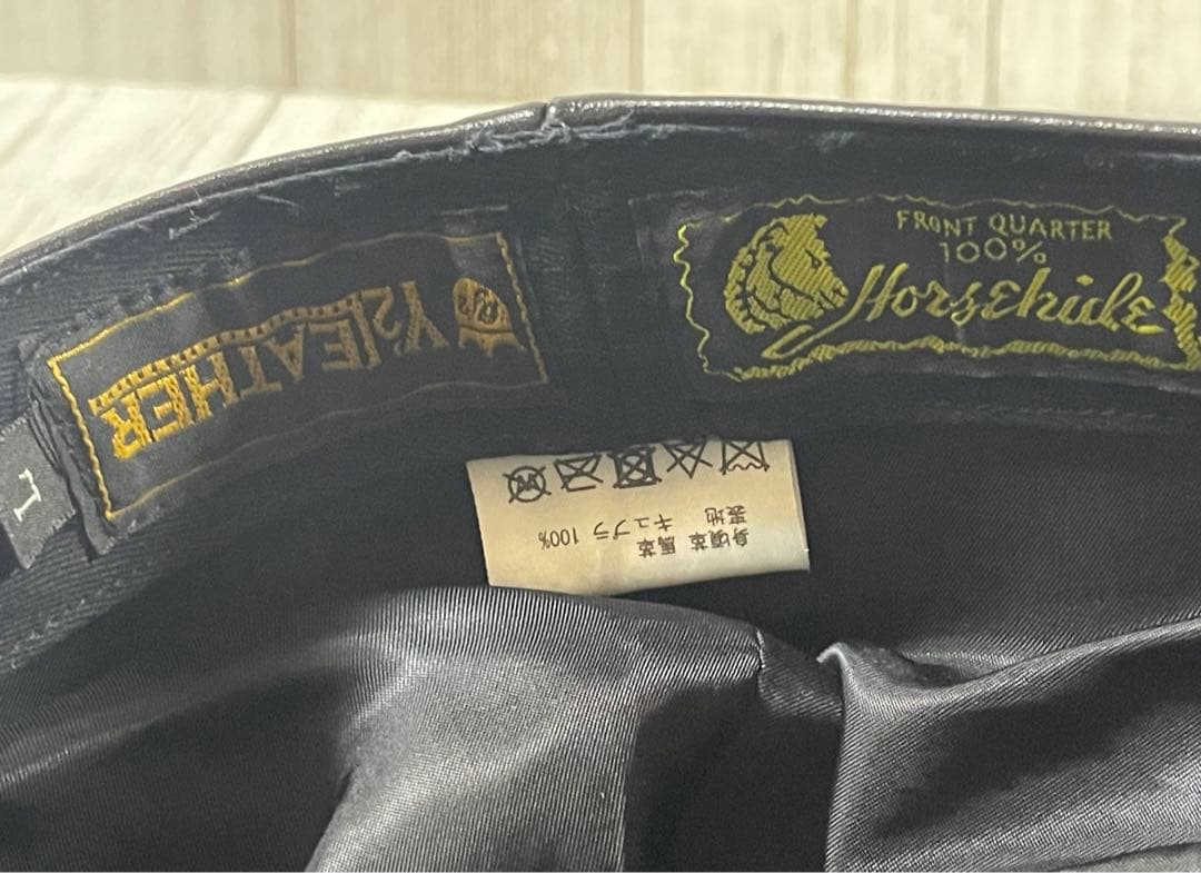 Y'2 LEATHER/ワイツーレザー　ホースハイド　キャスケット