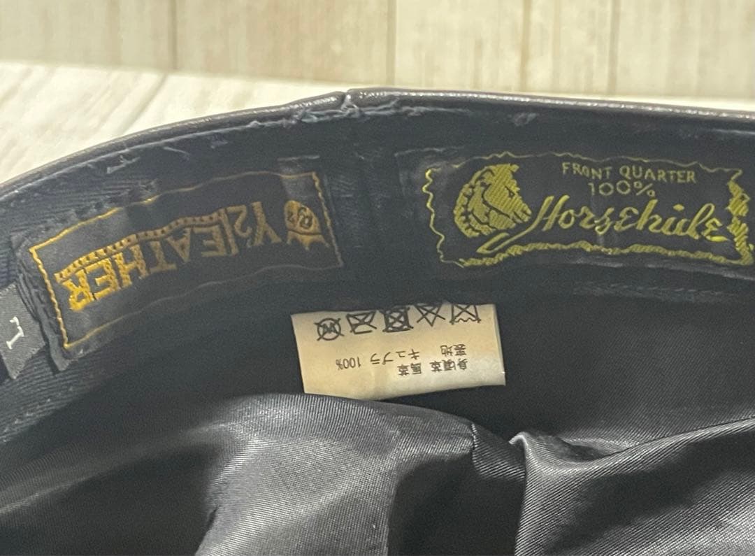 Y'2 LEATHER/ワイツーレザー　ホースハイド　キャスケット