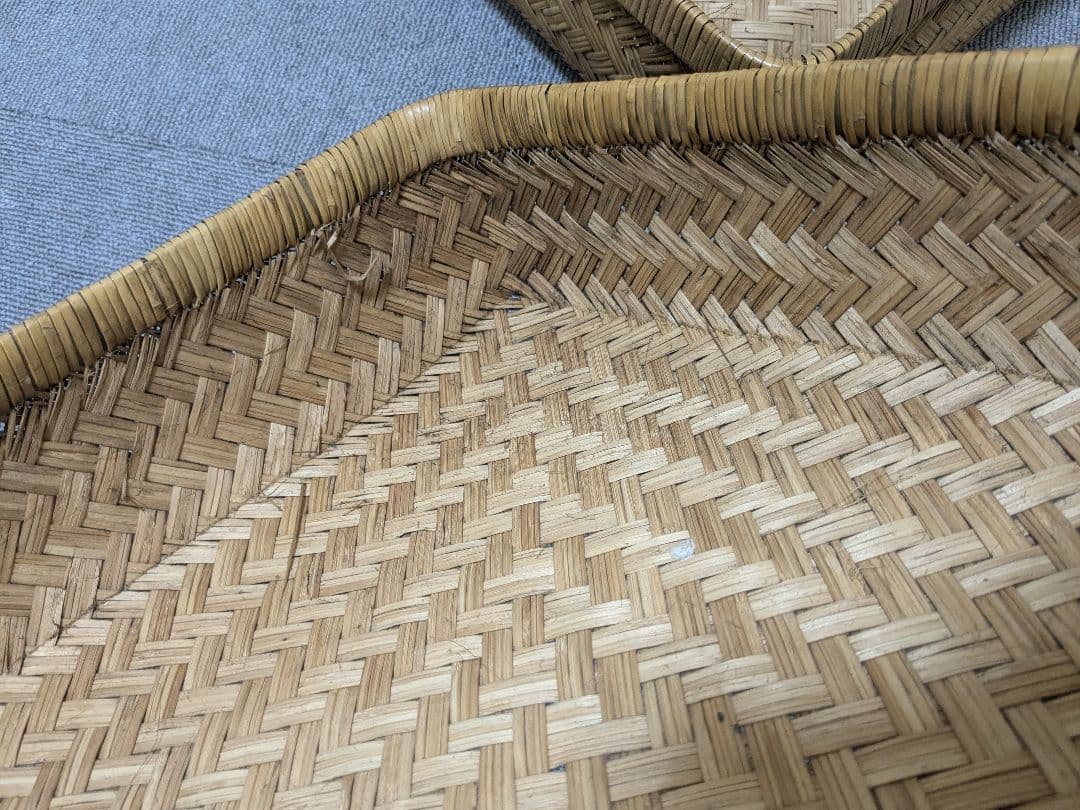 【昭和レトロ】 行李 2個セット 籠 古道具 アンティーク ヴィンテージ