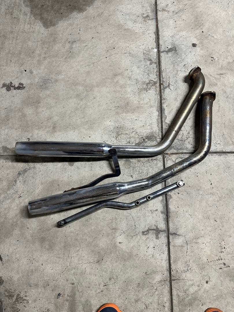 ハーレー エボ ソフテイル テーパードマフラー