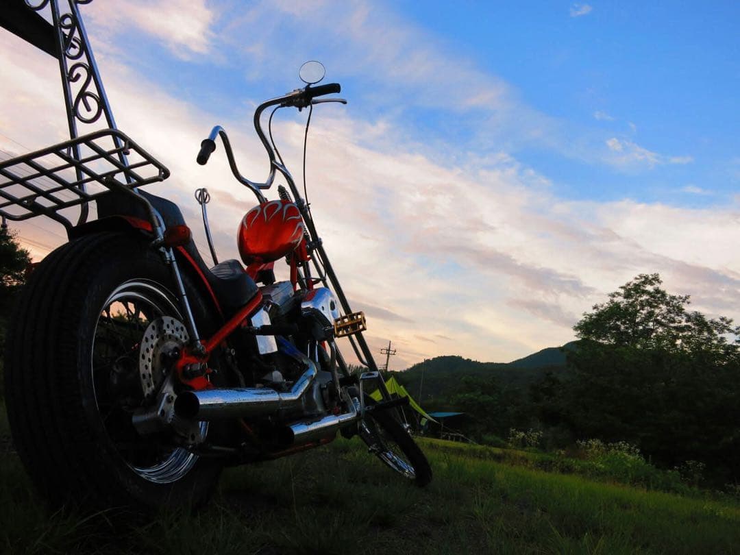 ハーレー エボ ソフテイル テーパードマフラー