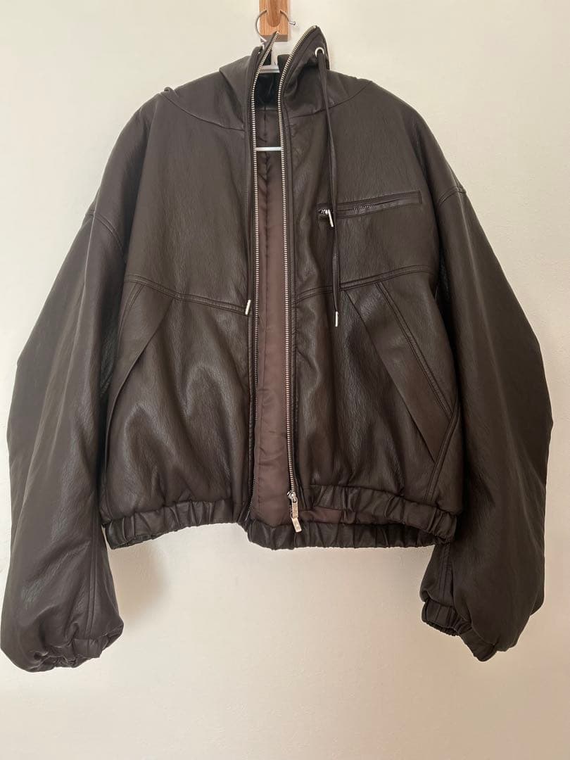 PRANK PROJECT フェイクレザーパテッドトラックジャケット