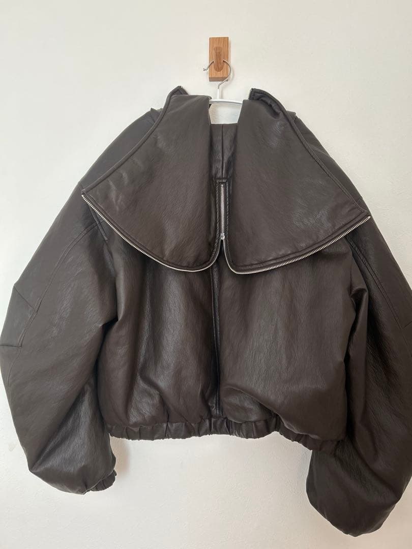 PRANK PROJECT フェイクレザーパテッドトラックジャケット