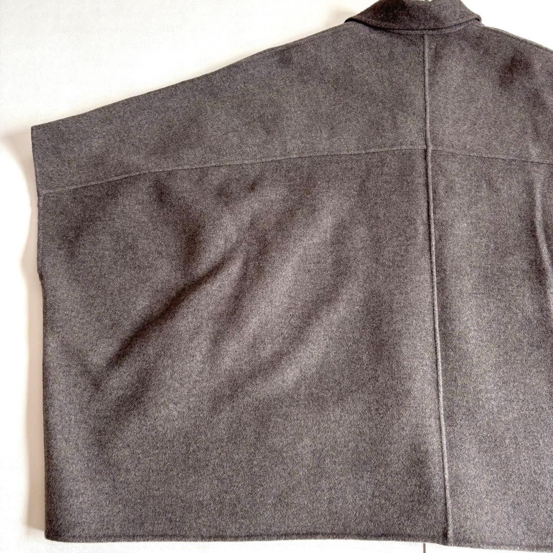 タグ付✨ジャーナルスタンダードレリューム　ピュアラムウールポンチョコート　ダブル