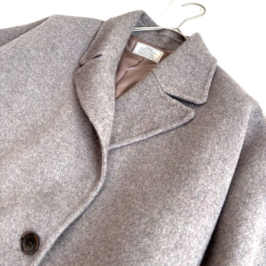 タグ付✨ジャーナルスタンダードレリューム　ピュアラムウールポンチョコート　ダブル