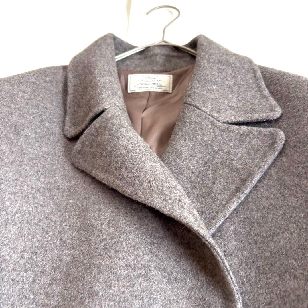 タグ付✨ジャーナルスタンダードレリューム　ピュアラムウールポンチョコート　ダブル