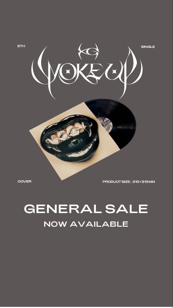 XG WOKE UP レコード アナログ　数量限定