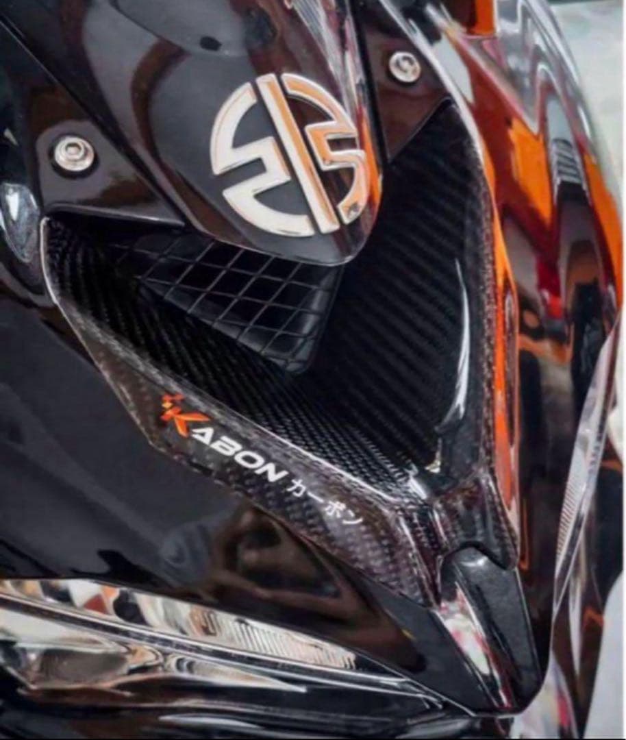 ZX25R/ZX4R/ZX4RR カーボンラムエアダクトカバー