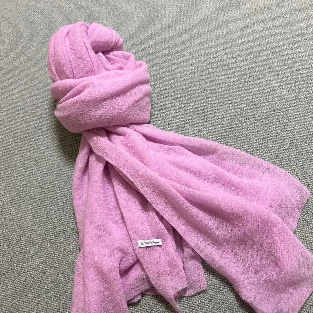 【お値下げ】イタリア・Botto Giuseppe カシミヤ 大判ストール