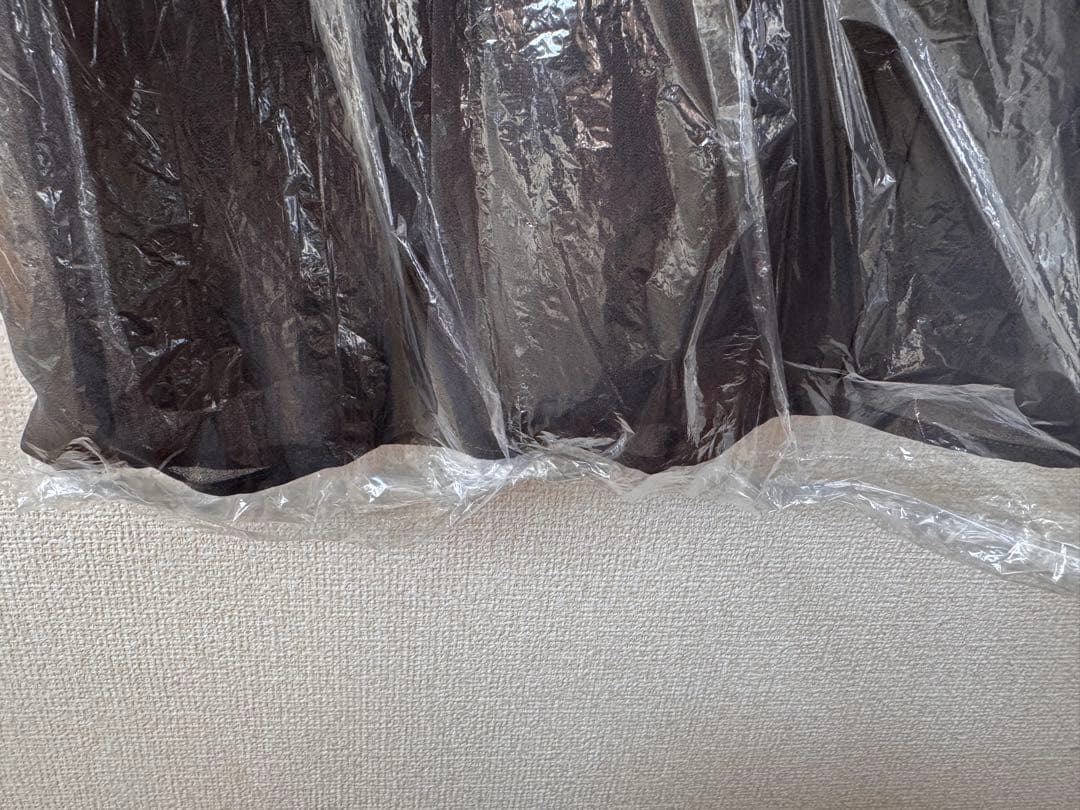 niana ビスチェ風ボリュームスリーブシフォンドレス チャコール Mサイズ